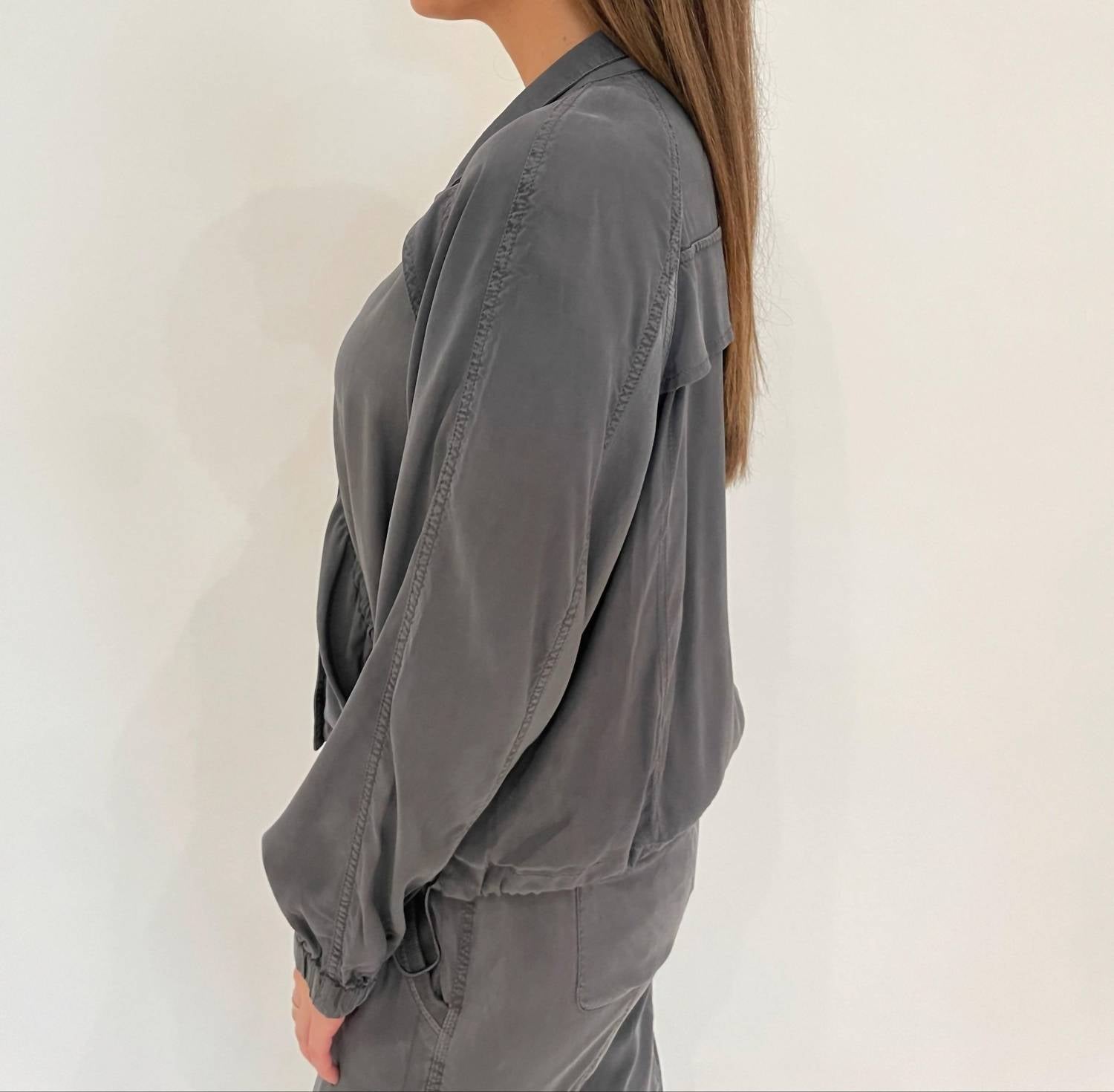Marrakech - Bali Stretch Cupro Windbreaker Jacket