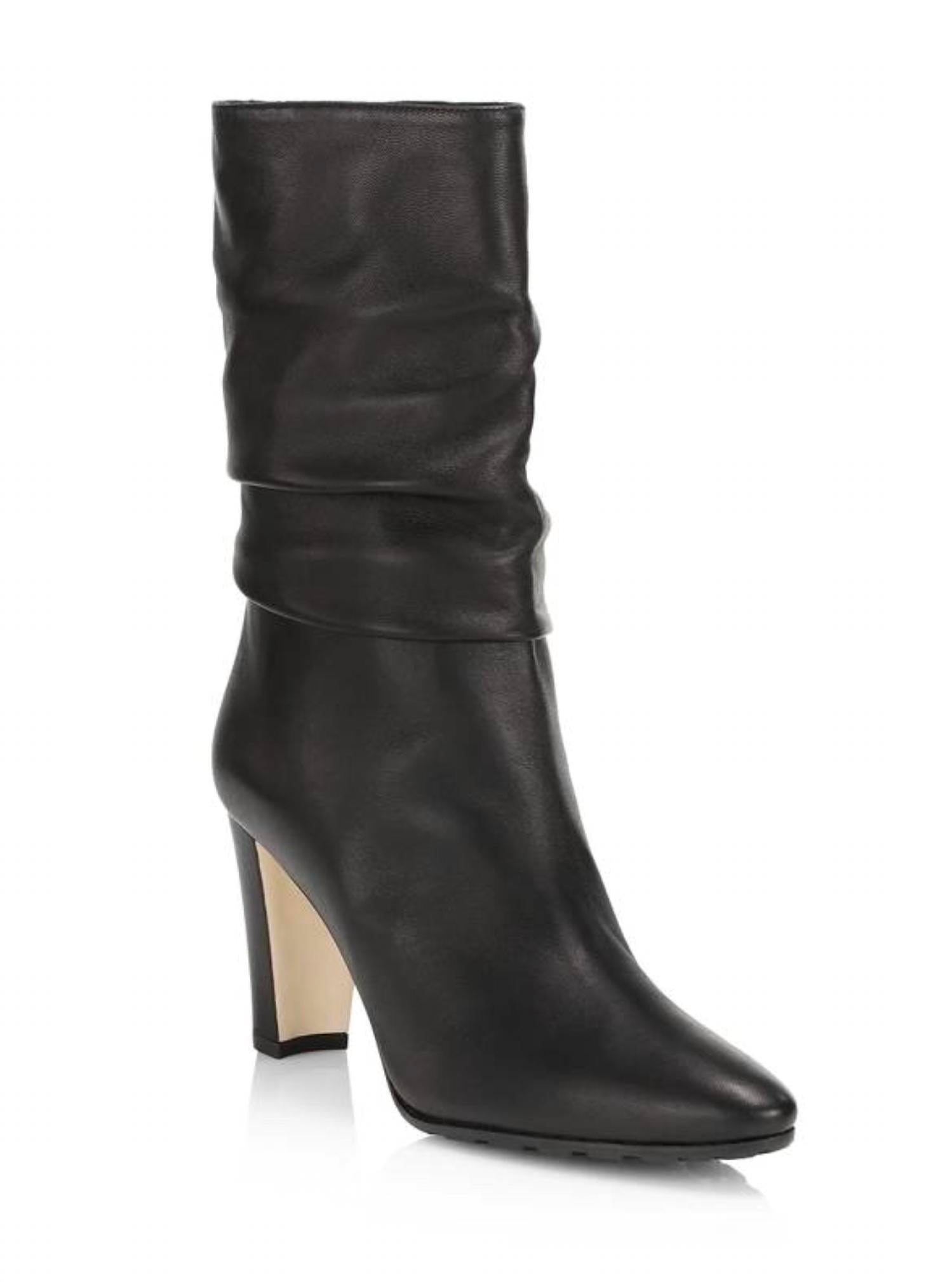 Manolo Blahnik Women's Calasso Boot in black 1 - women's shoe - alternate view
