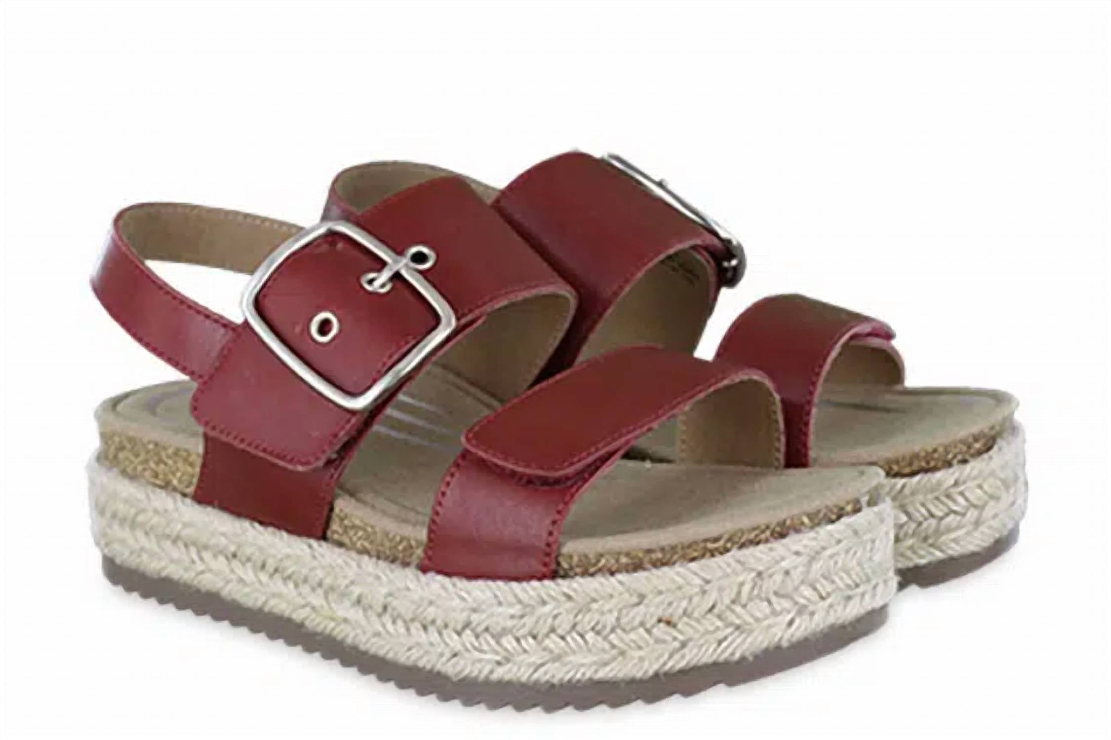 Aetrex Women's Vania Sandal in red - women's sandal