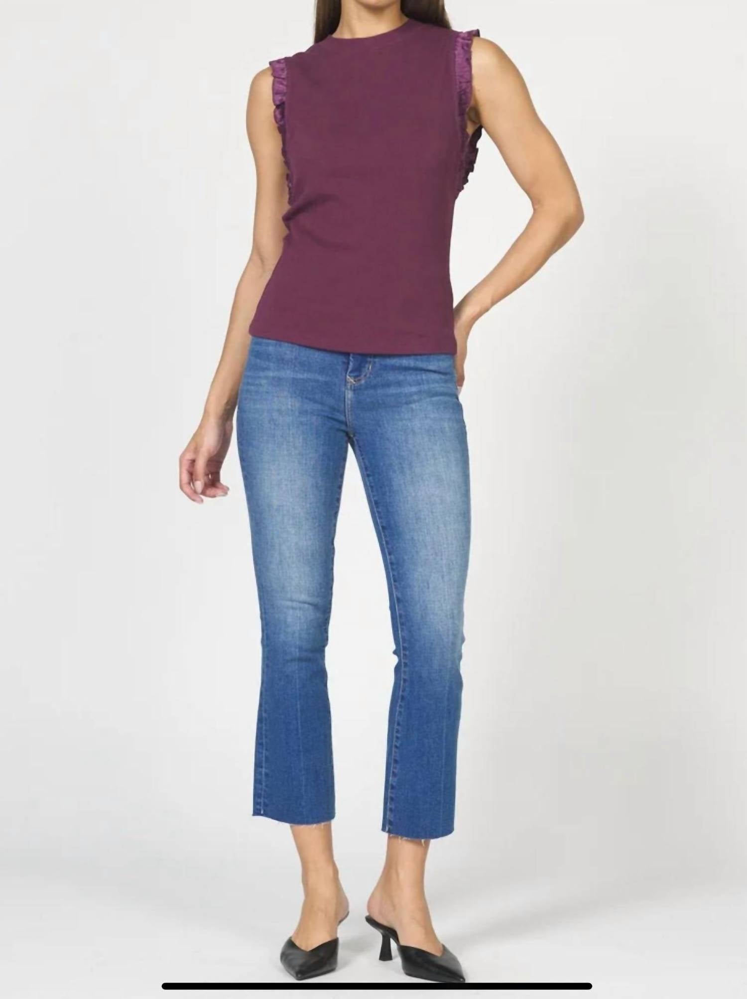 Dear John Denim - Bridget Ruffle Sleeve Top