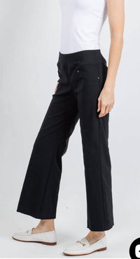 Elliott Lauren - Control Stretch Grommet Wide Lag Pants