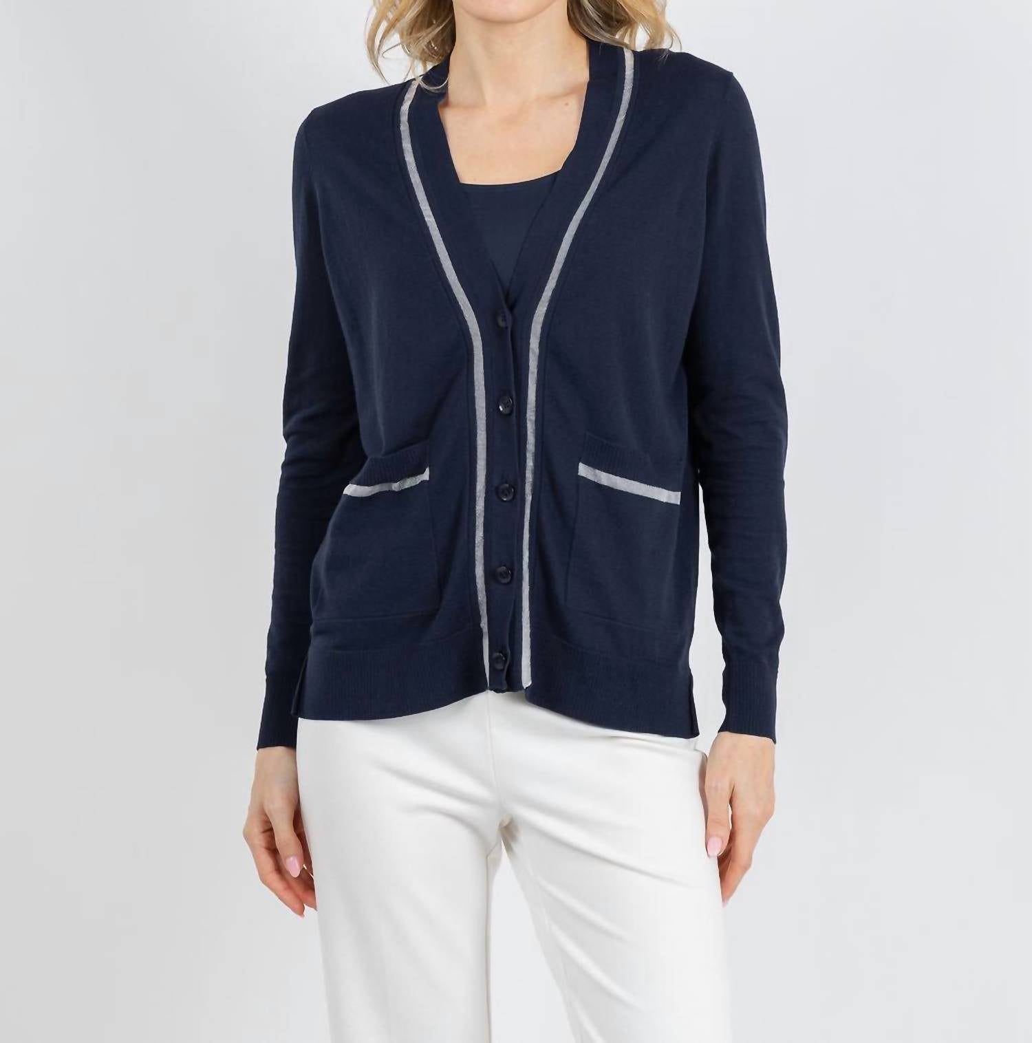 Peace Of Cloth - Sheer Stripe Cardigan