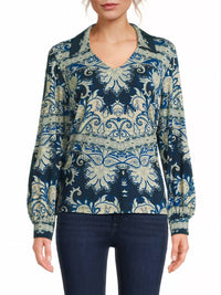Johnny Was - Janie Favorite Puff Sleeve Polo