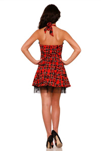Orchid Bloom - Plaid Mini Dress