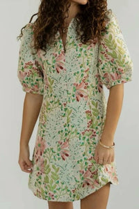 Sincerely Ours - Shannon Garden Jacquard Mini Dress