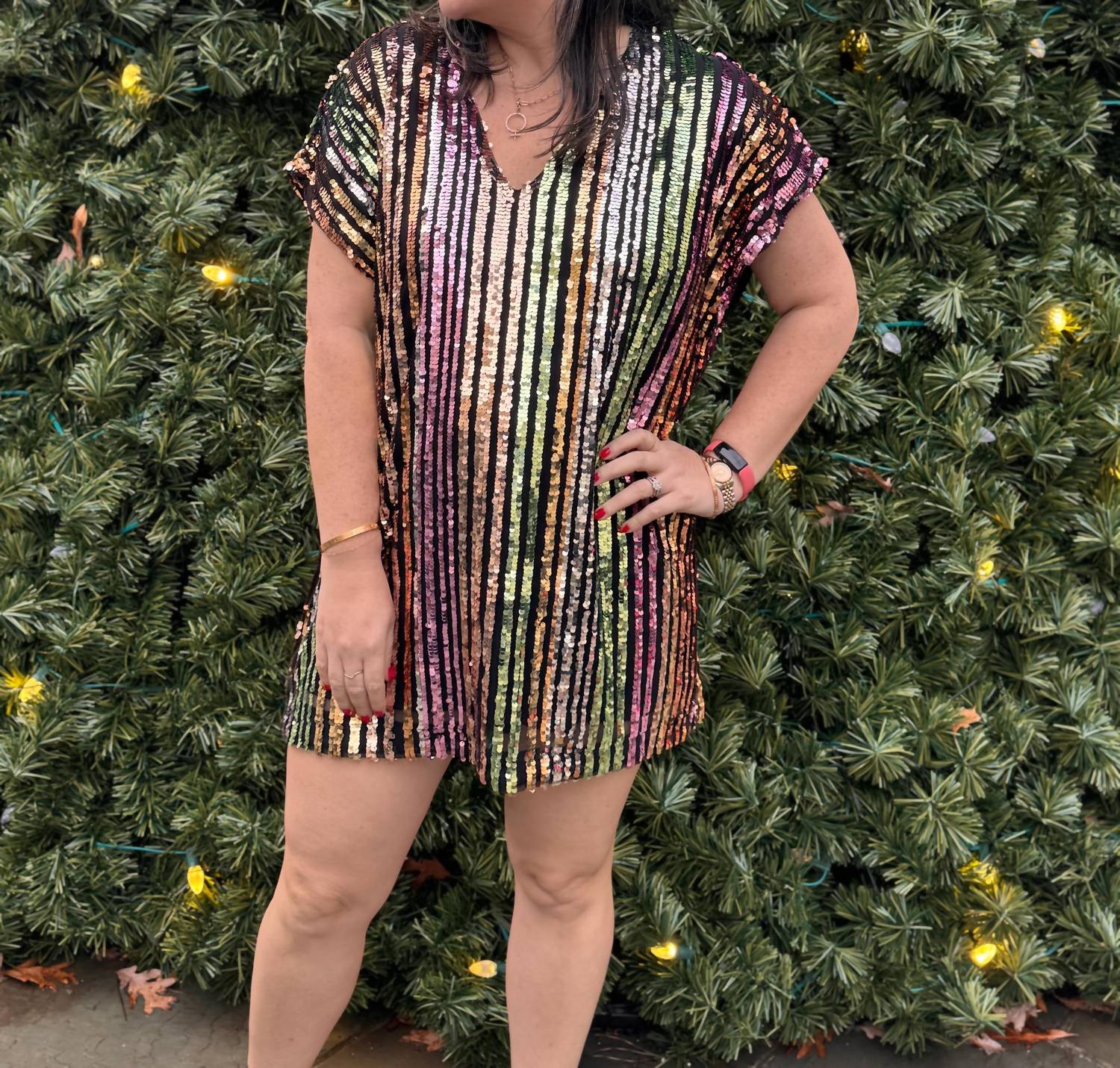By Together - Hyped In Striped Dress