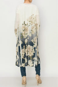 Origami - Magnolia Mesh Duster
