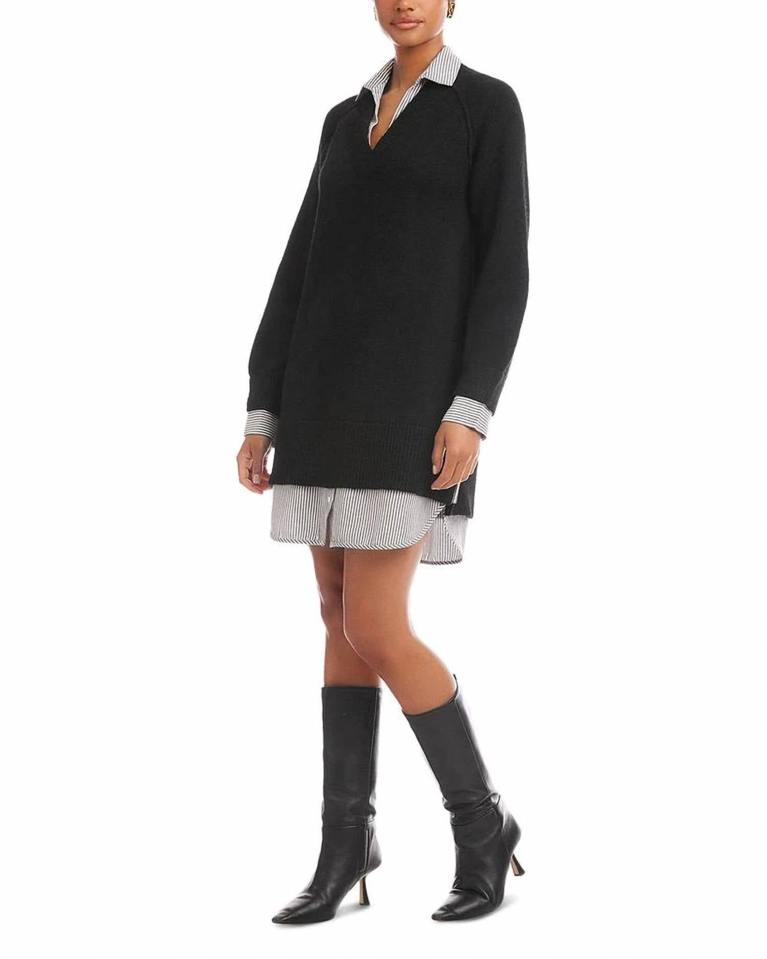 Fifteen Twenty - Carrie Mixed Media Dress