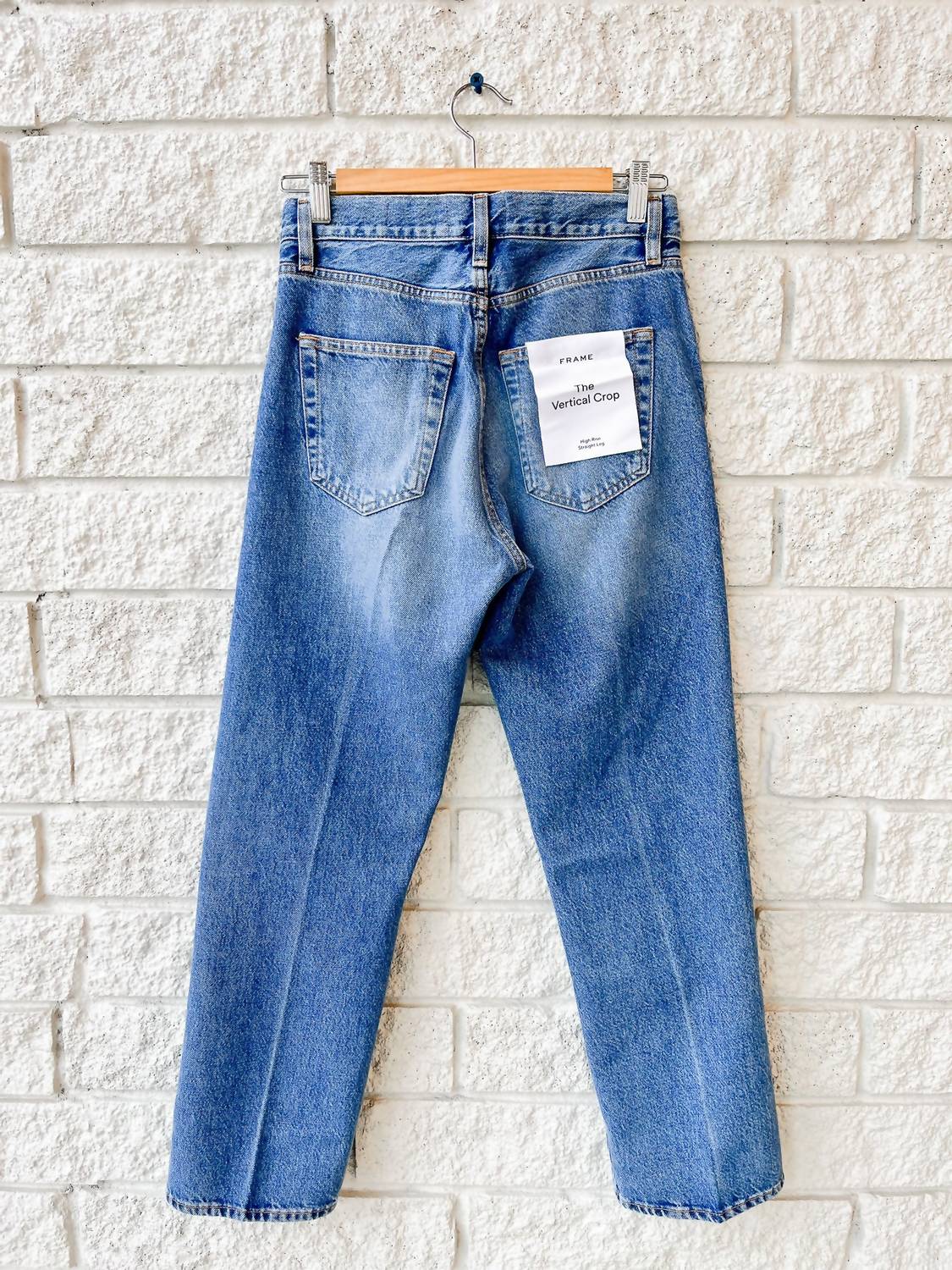 Frame - Women's Vertical Crop Straight Jeans