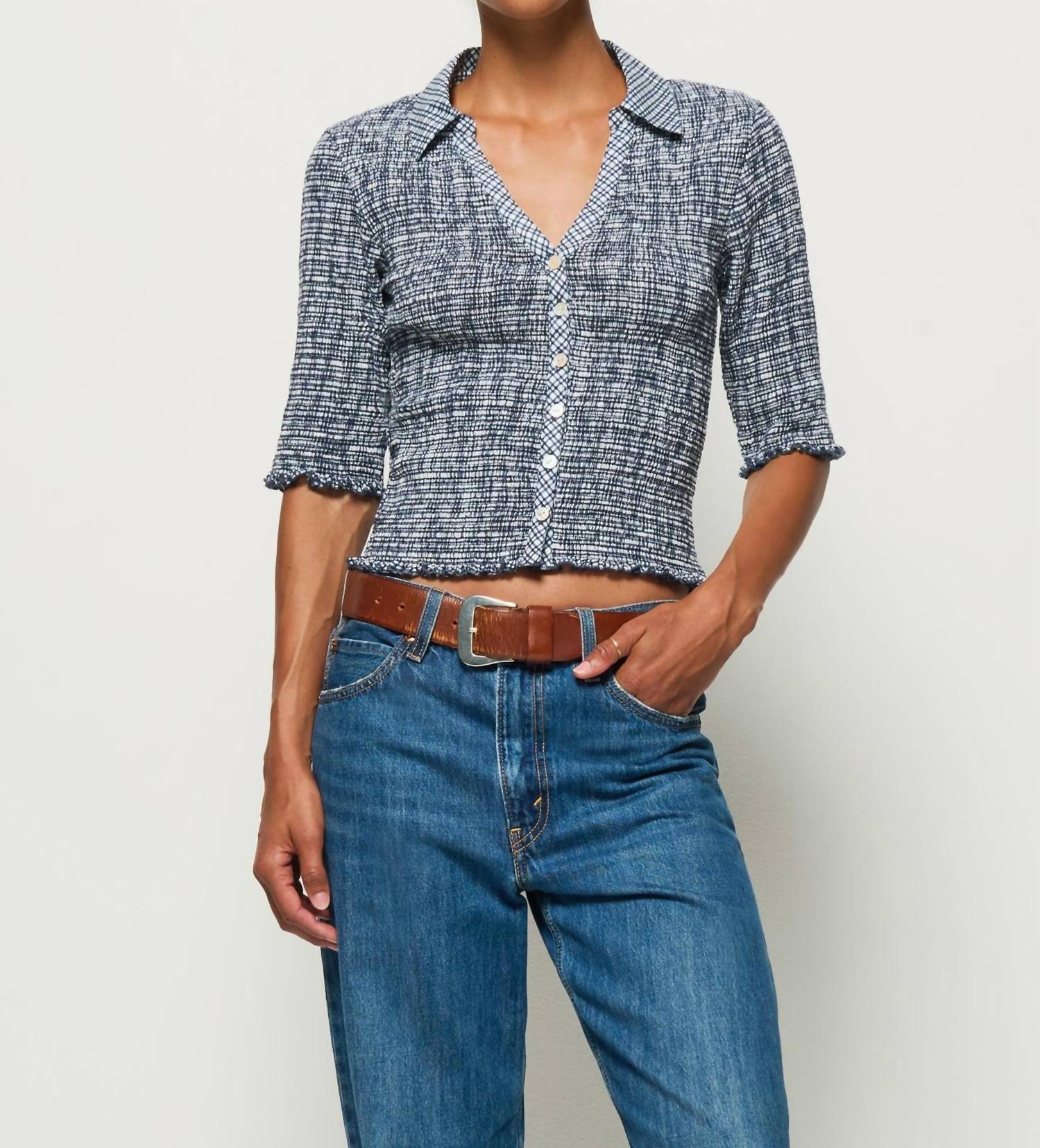 Nation Ltd - Peggy Smocked Top