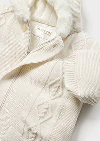 Mayoral - Unisex Baby Winter Knit Zipper Hoodie Jumpsuit