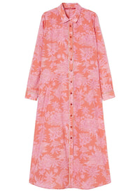 Marina Rinaldi - Zona Crepe De Chine Toile Dress