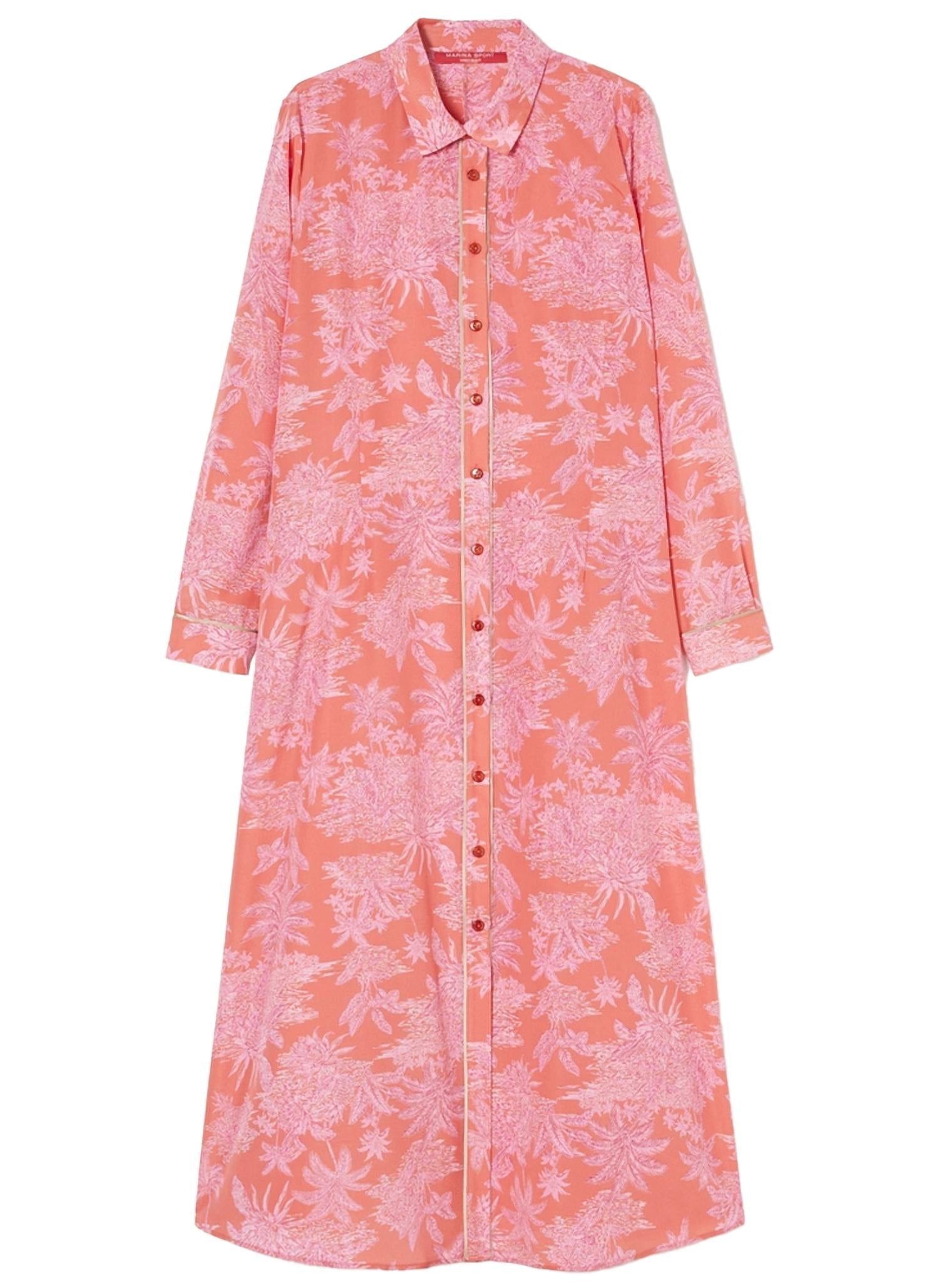 Marina Rinaldi - Zona Crepe De Chine Toile Dress