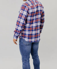 Weiv - Plaid Long Sleeve Button Down Shirt