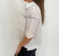 Terra - Angela Short Sleeve Boxy Top