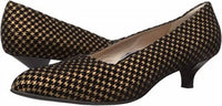 Beautifeel Women's Mystique Pumps in bronze pied de poule print - women's heels - alternate view