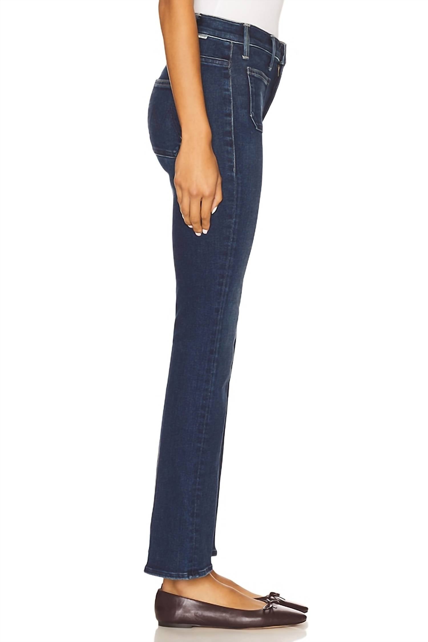 Mother - PATCH POCKET INSIDER FLOOD JEANS