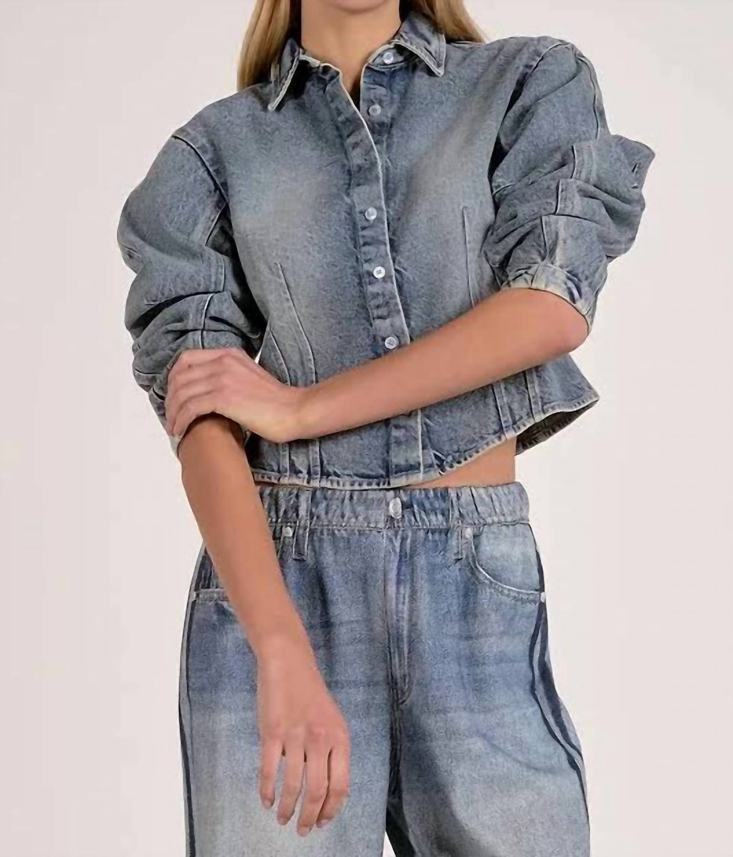 Elan - BARREL SLEEVE TOP