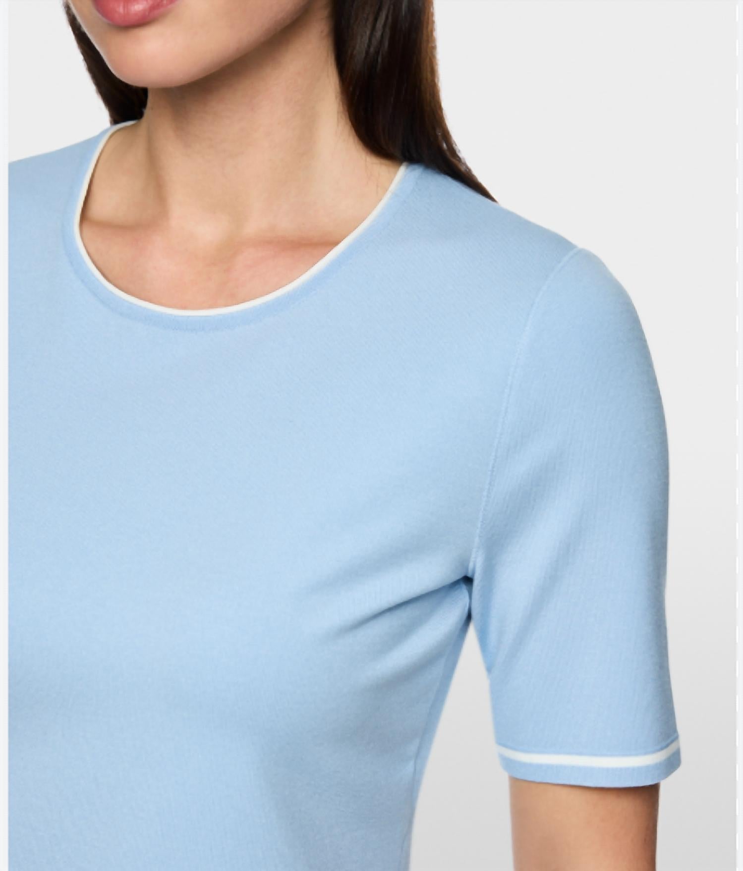 Marc Cain - Slim-fit T-shirt with 3/4 sleeves