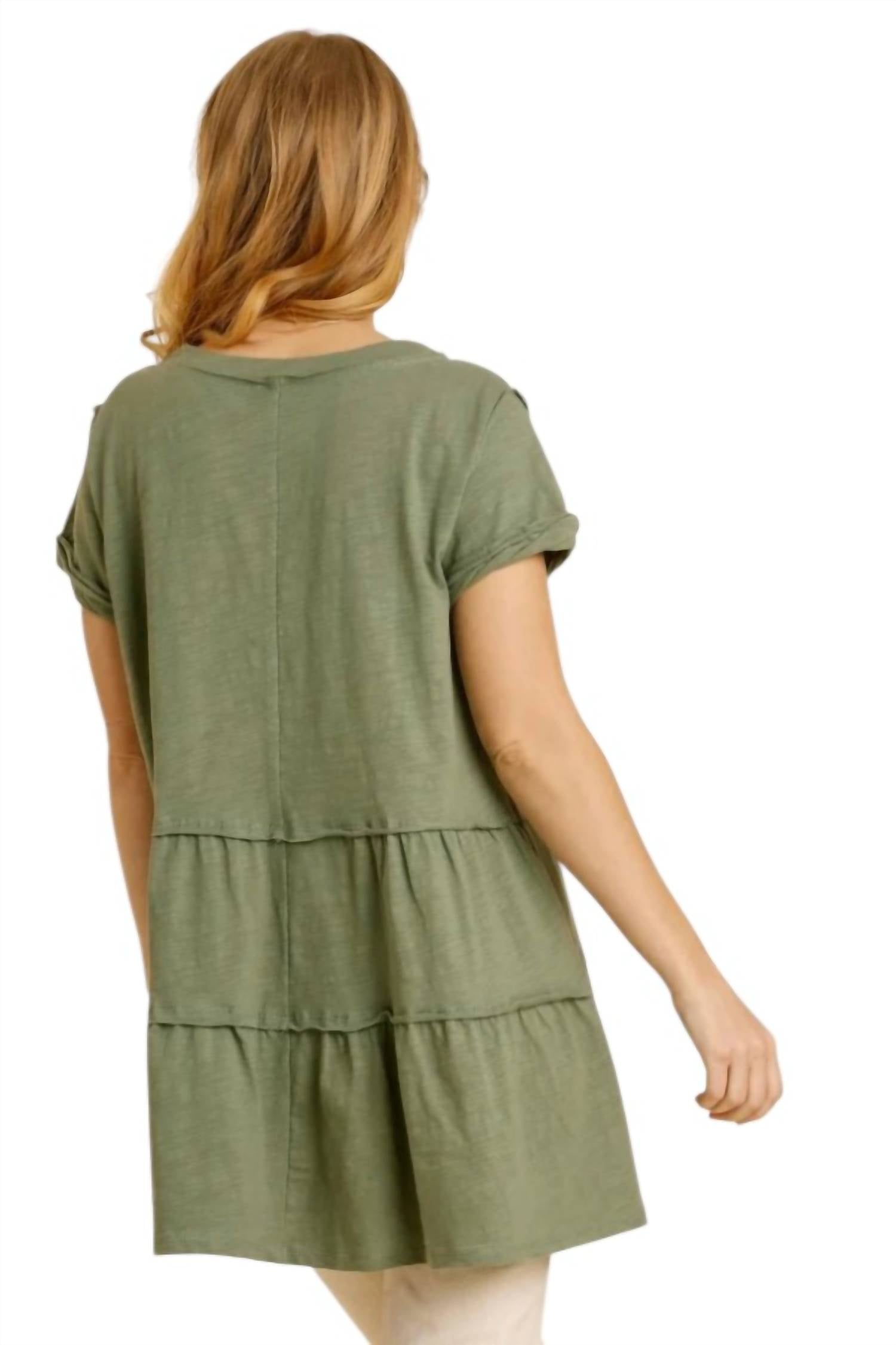 Umgee - Tiered Ruffle Tunic