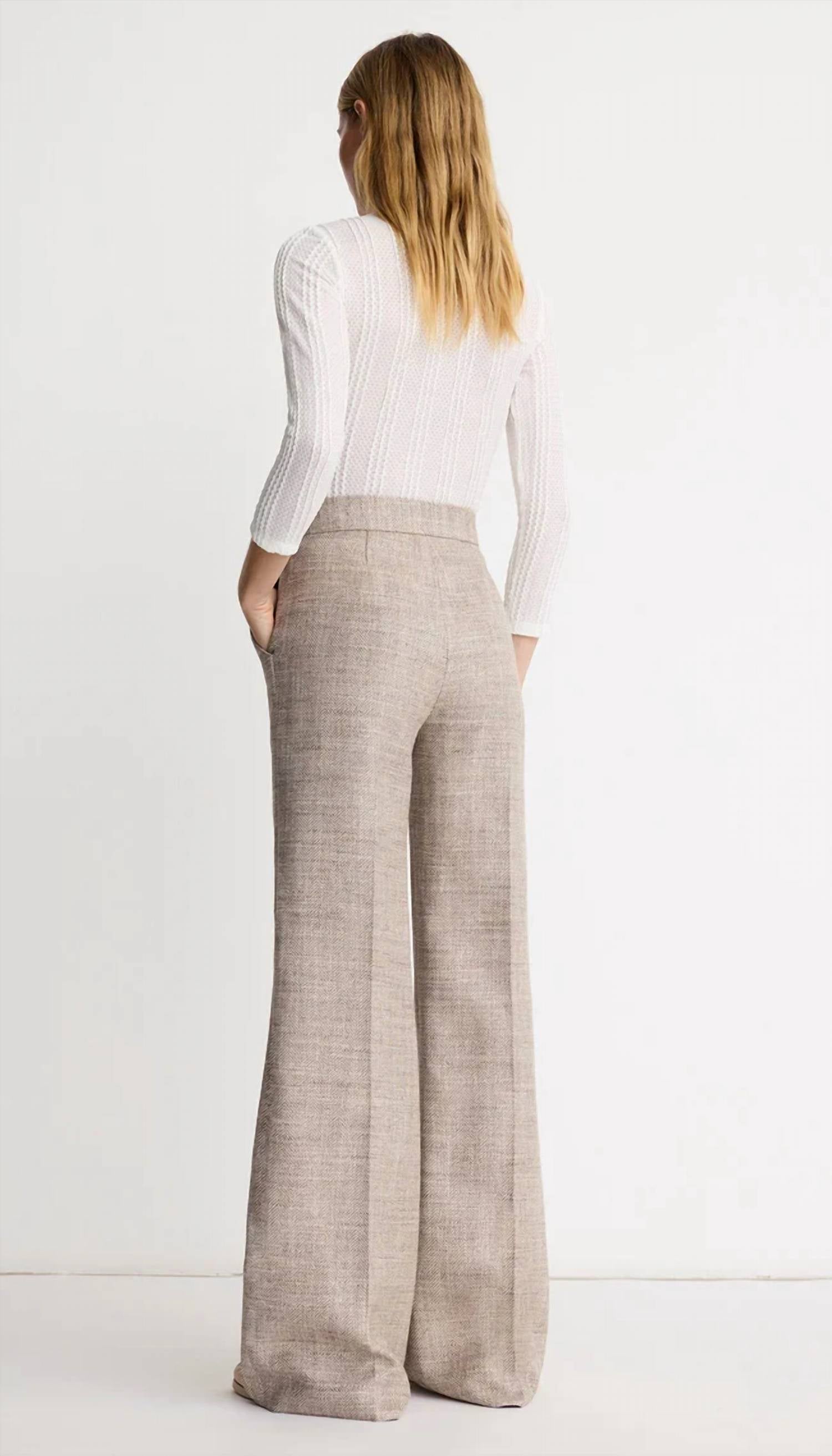 Smythe - High Rise Wide Leg Pants