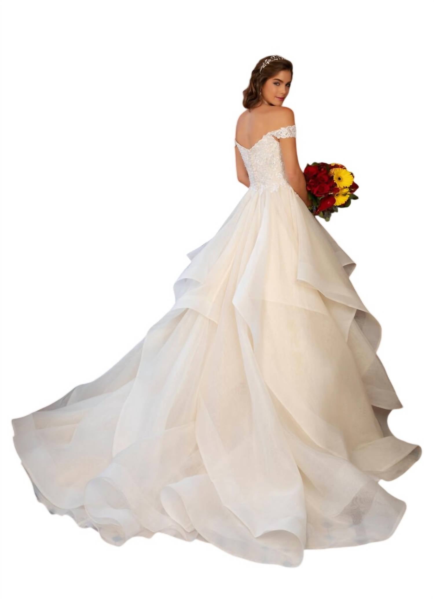 Kitty Chen Couture - Leandra Off The Shoulder Ballgown