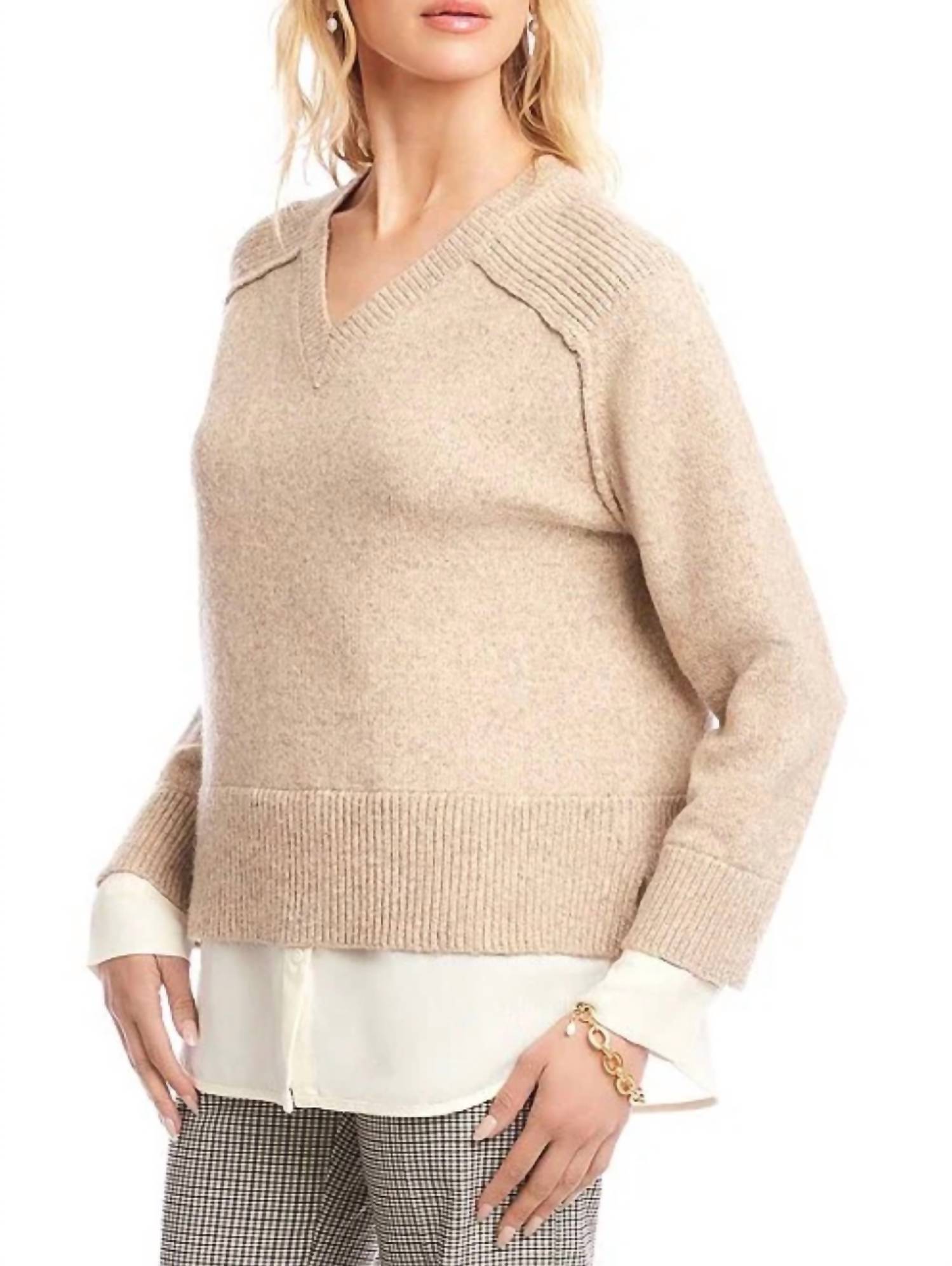Karen Kane - Layered sweater
