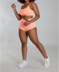 Hot & Delicious - Certified Hottie Stretchy Two Piece Lounge Short Set