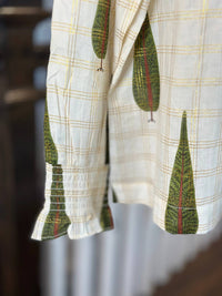 Ivy Jane - Metallic Plaid Tree Top