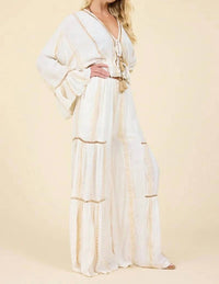 Surf Gypsy - Women's Tiered Wide Leg Pants