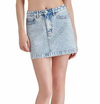 Steve Madden - Beck Rhinestone Denim Skirt