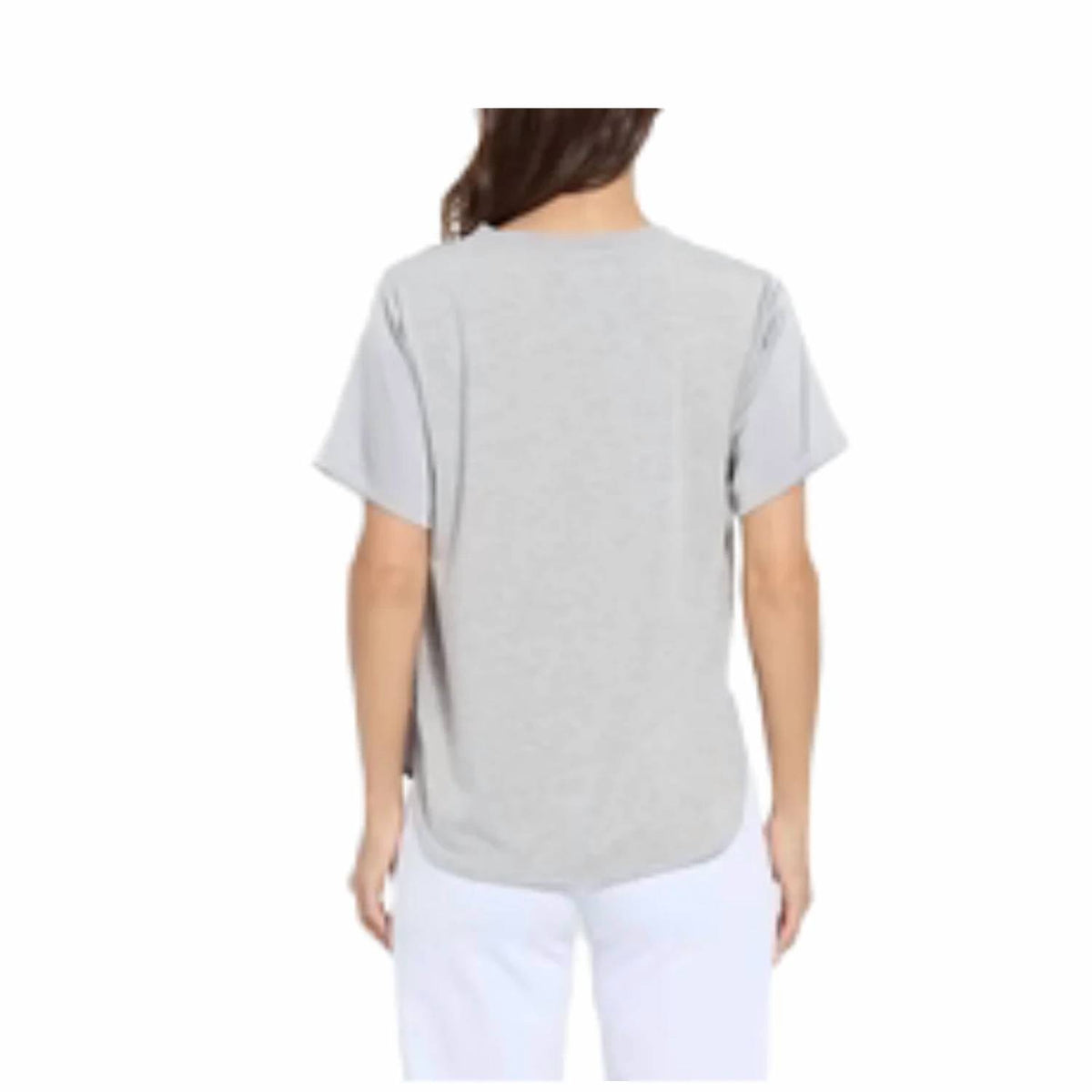 Lysse - Women's Sonja V Neck Mix Media Top
