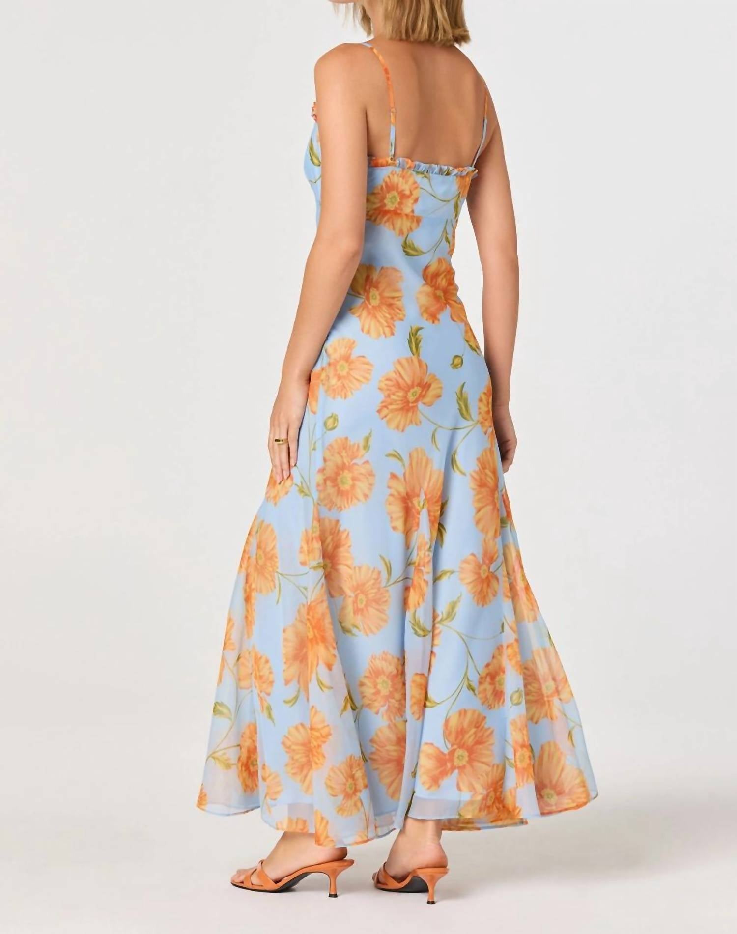 Astr - MAERYN RUFFLE TRIM DRESS