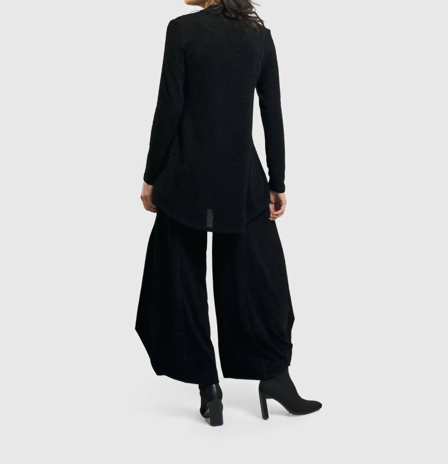 ALEMBIKA Jacquard Punto Pants in black - women's pants - view 5