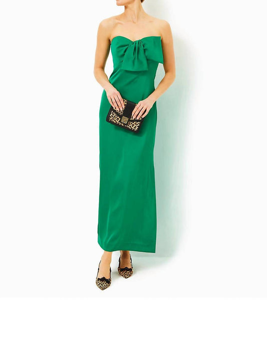 Lilly Pulitzer - Women's Carlynn Satin Maxi Bow Dress