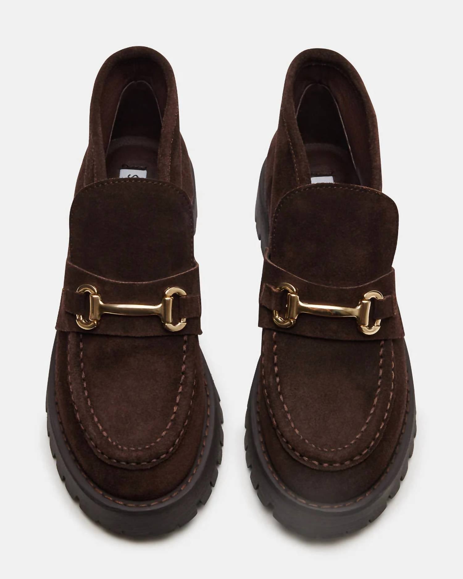 STEVE MADDEN Women's Leon Loafer in chocolate brown - women's flats - view 5
