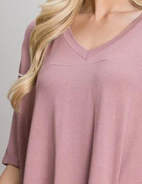 Allie Rose - V-neck Blouse