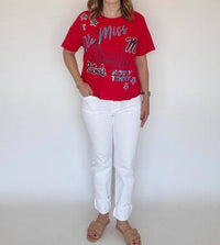 Stewart Simmons - Ole Miss 4th Quarter Sequin Tee