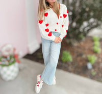 Blu Pepper - Puff Heart Cardigan