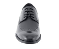 Amali Men's Luke Derby Shoes in black - men's shoe - detail view