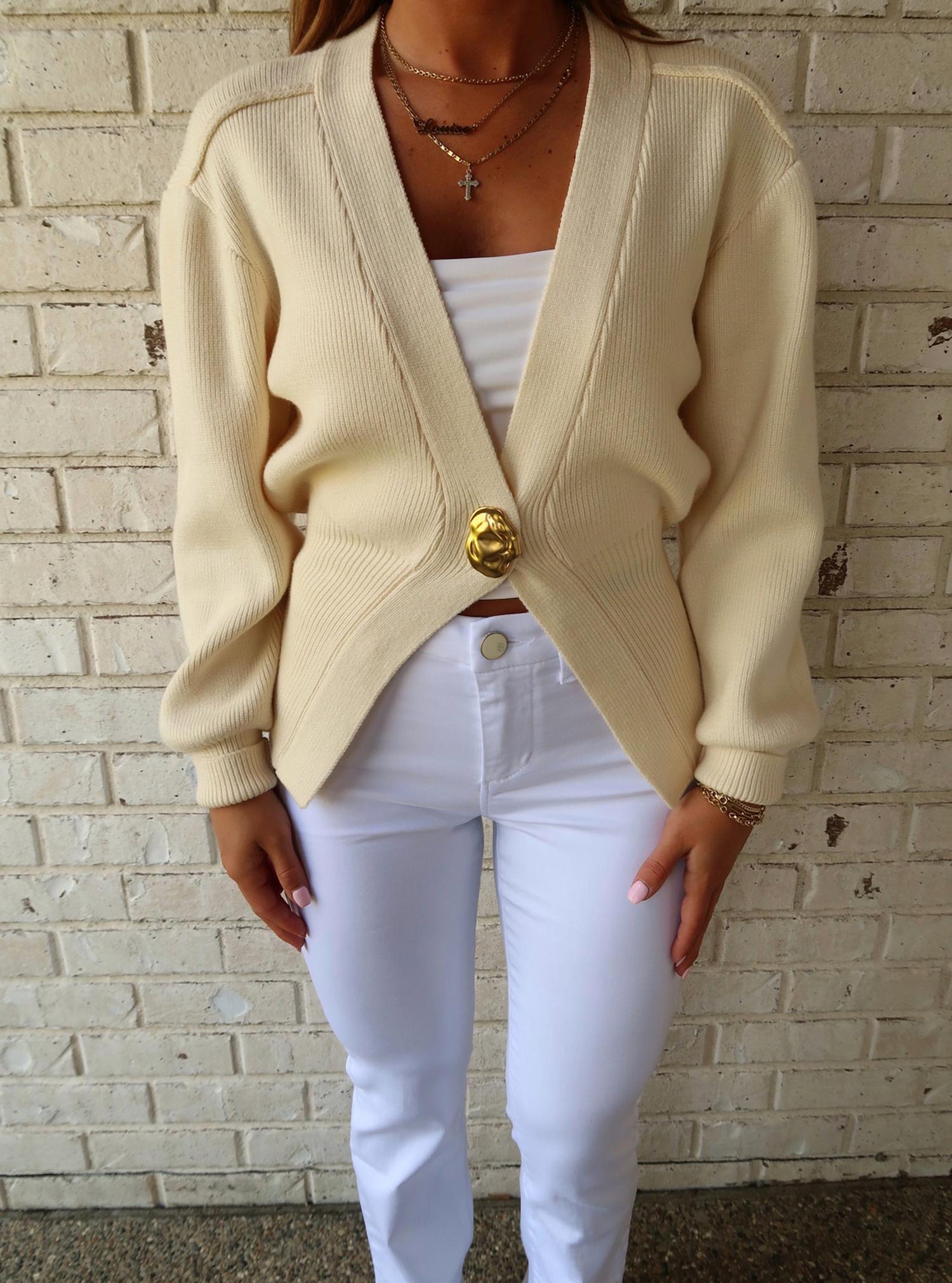 Fore - Long Sleeves Textured Cardigan