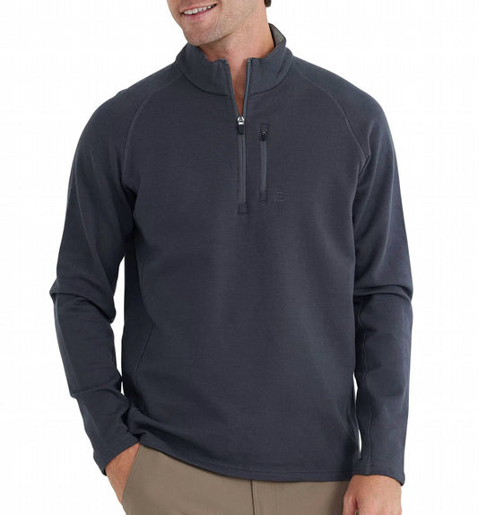 Free Fly - Men's Bamboo Heritage Quarter Zip Jacket