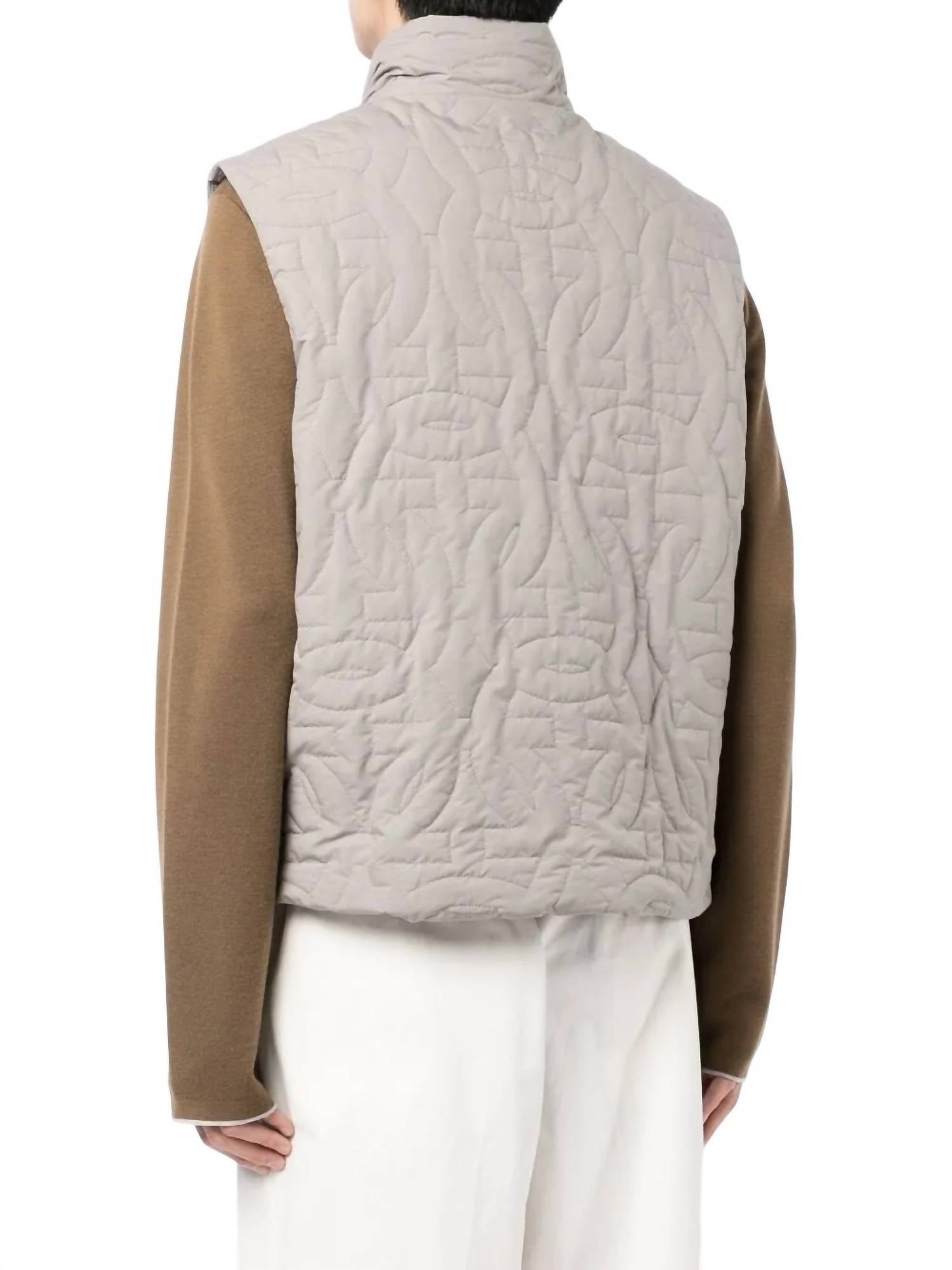 Salvatore Ferragamo - Quilted Funnel Neck Gilet Vest