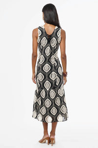 Adelyn Rae - Austrid Embroidered Cotton Midi Dress