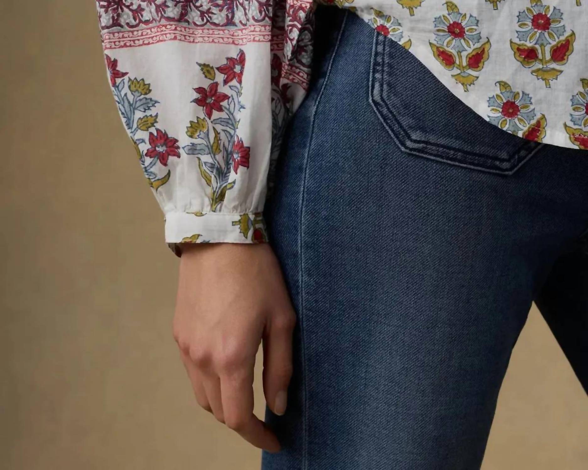 Faherty - Suki Button Front Blouse