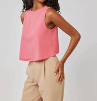 Bella Dahl - Sleeveless Button Back Top