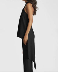 SACHIN & BABI Sabrina Halter Neck Top in black - women's tank top - alternate view