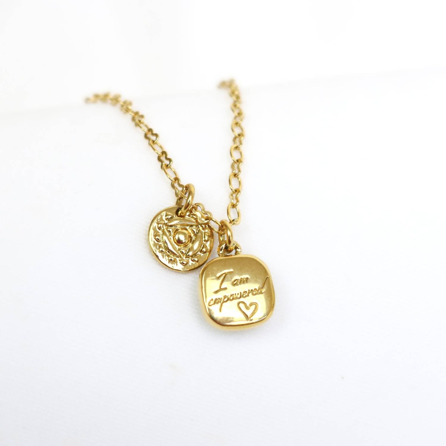 Love Lunamei Women's Ventura Necklace in gold - women's jewelry - detail view