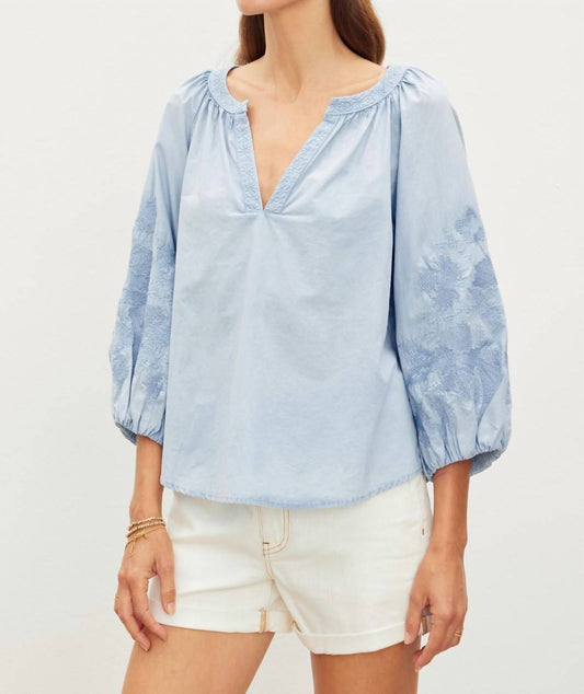Velvet By Graham & Spencer - Trina Puff Sleeve Top