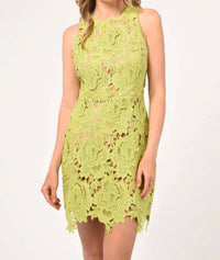 Cassie 3D Crochet Mini Dress
